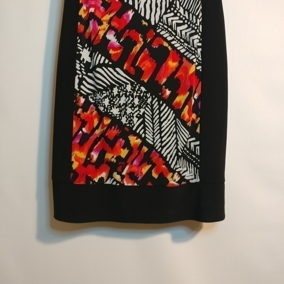 Vintage Joseph Ribkoff Geometric Sleeveless Dress - Picture 5 of 7